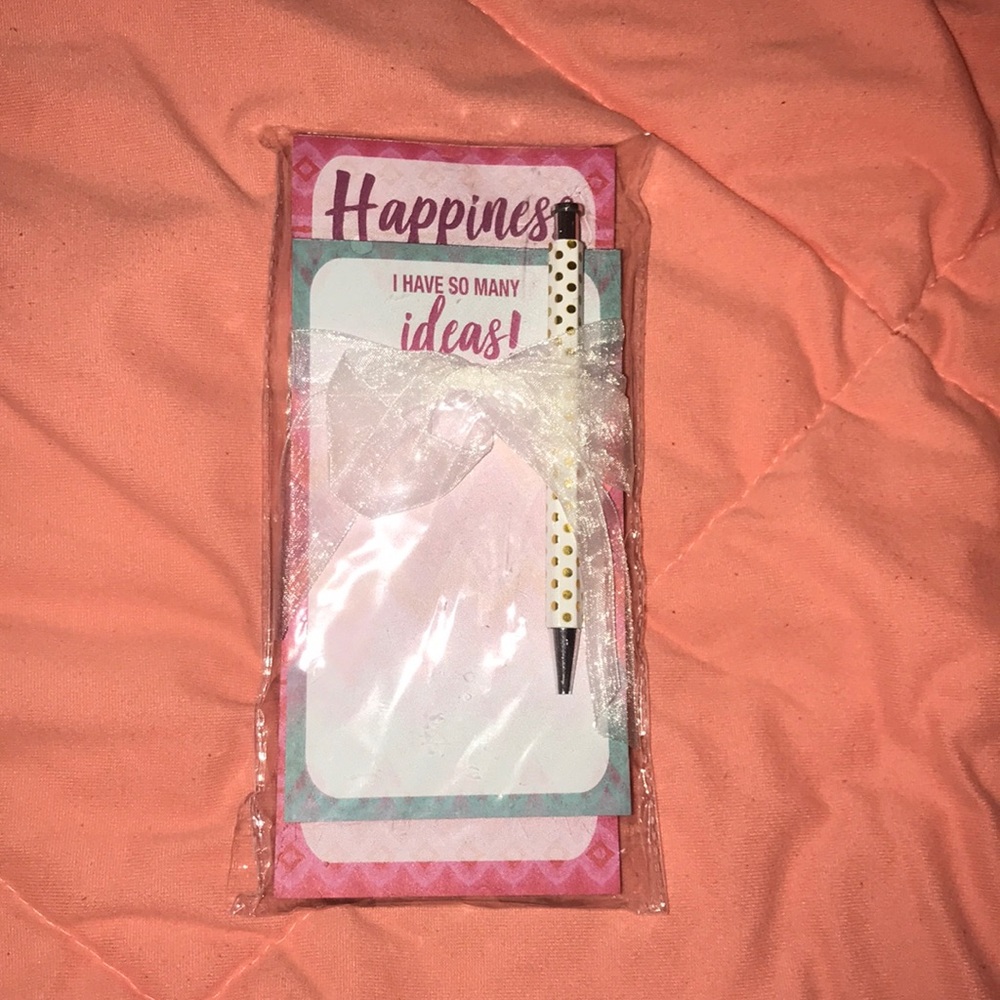 Note pad and pen set